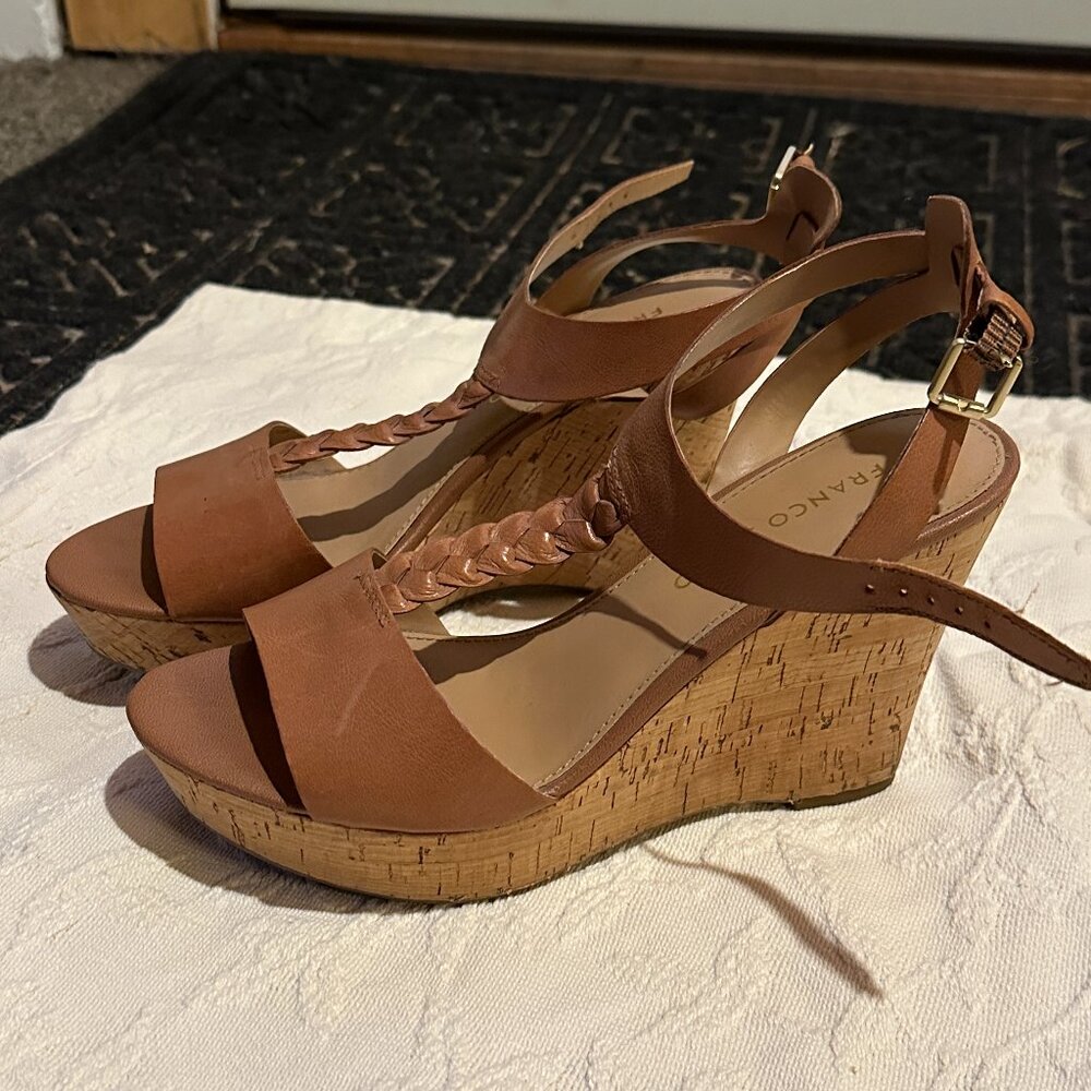 Franco Sarto Wedge Heel Leather 7.5